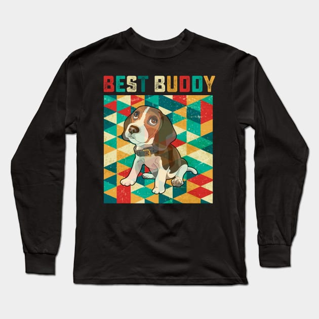 Best Buddy Beagles Long Sleeve T-Shirt by danieldamssm